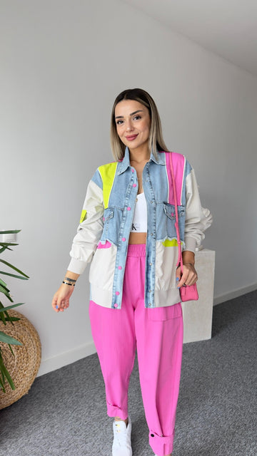 Lionel Neon Gradient Design Jacket