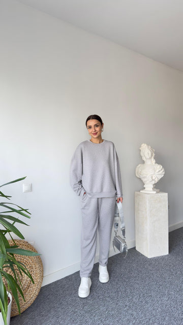 Nasca Stone Gray Modal Tracksuit