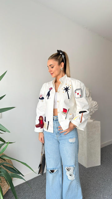 Pinterest Embroidered Design Jacket