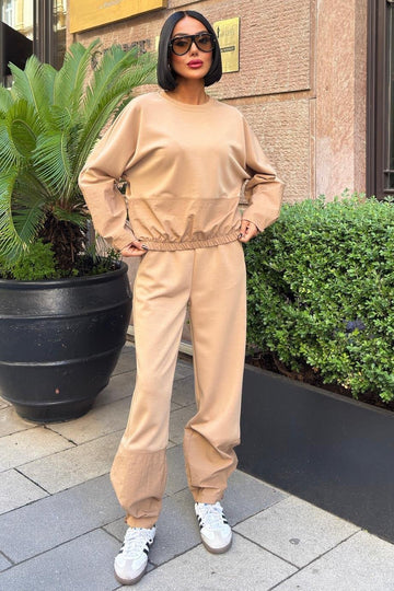 Parachute Garnish Modal Suit beige