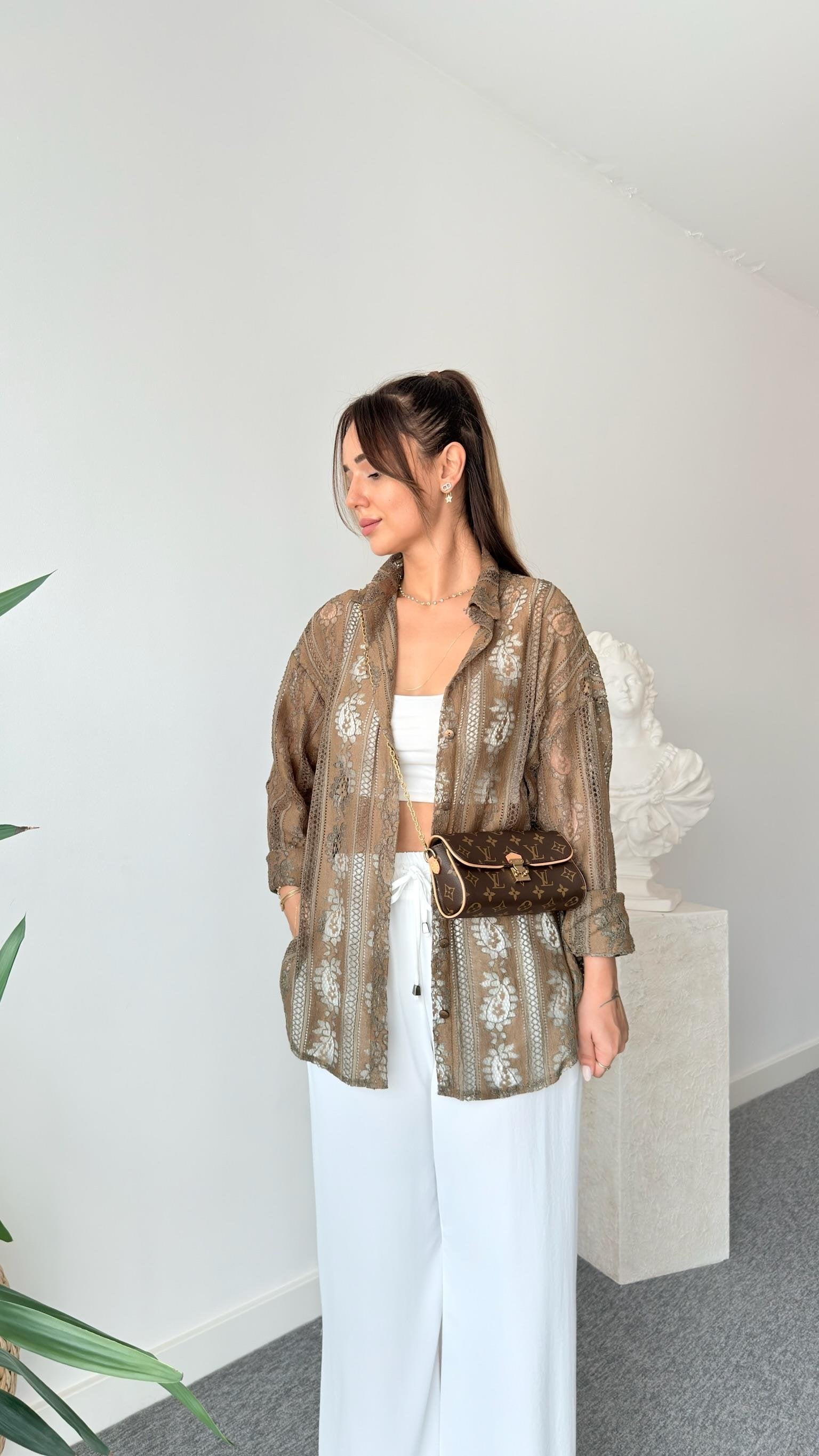 Ruzo Orj Brand Khaki Shirt
