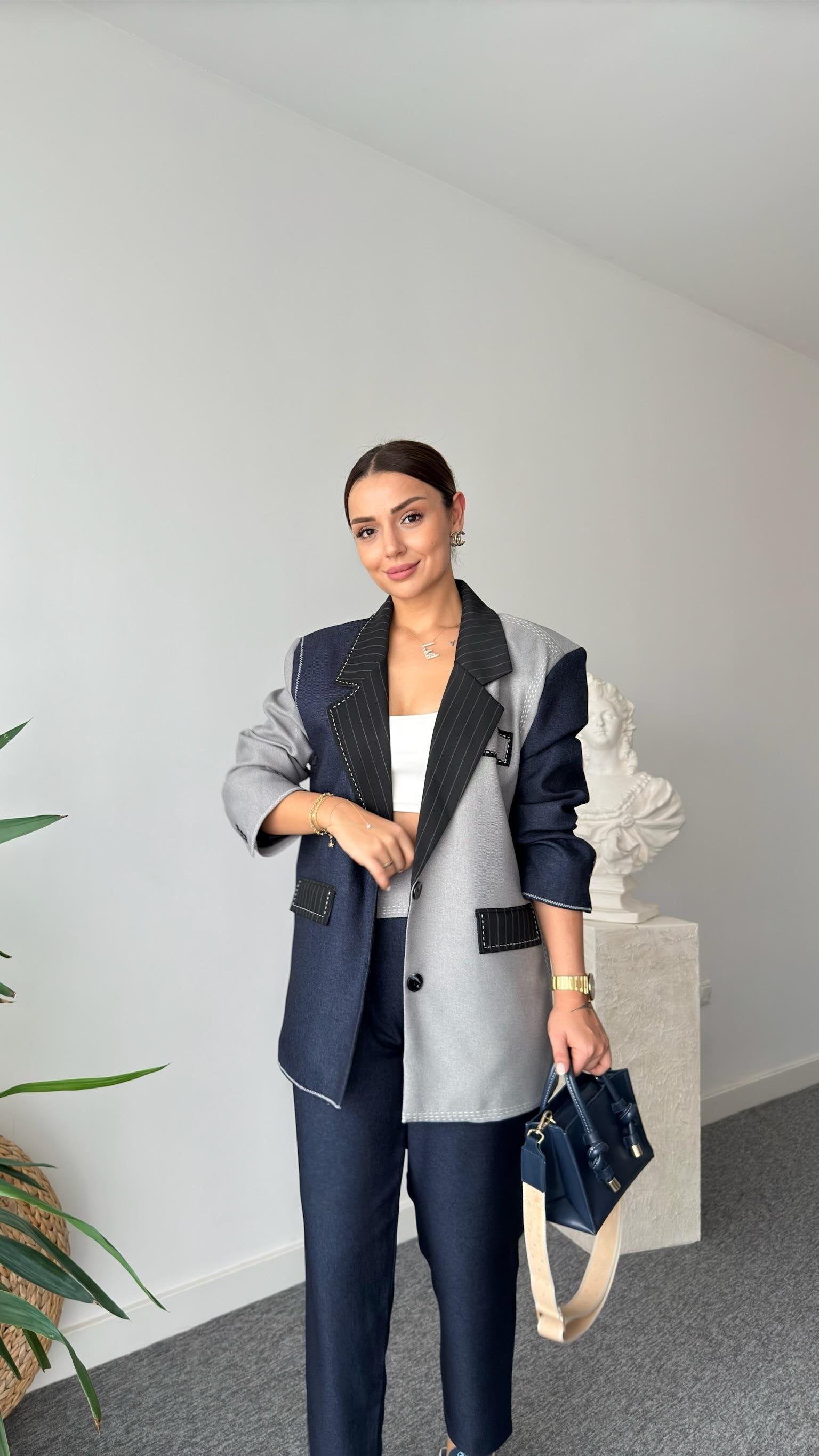 July Color Transition Design Blazer Jacket