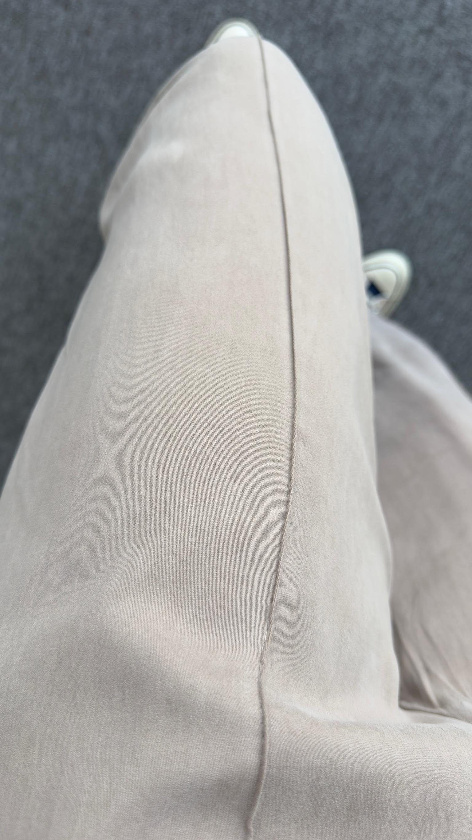 Orj Brand Washed Beige Tencel Trousers