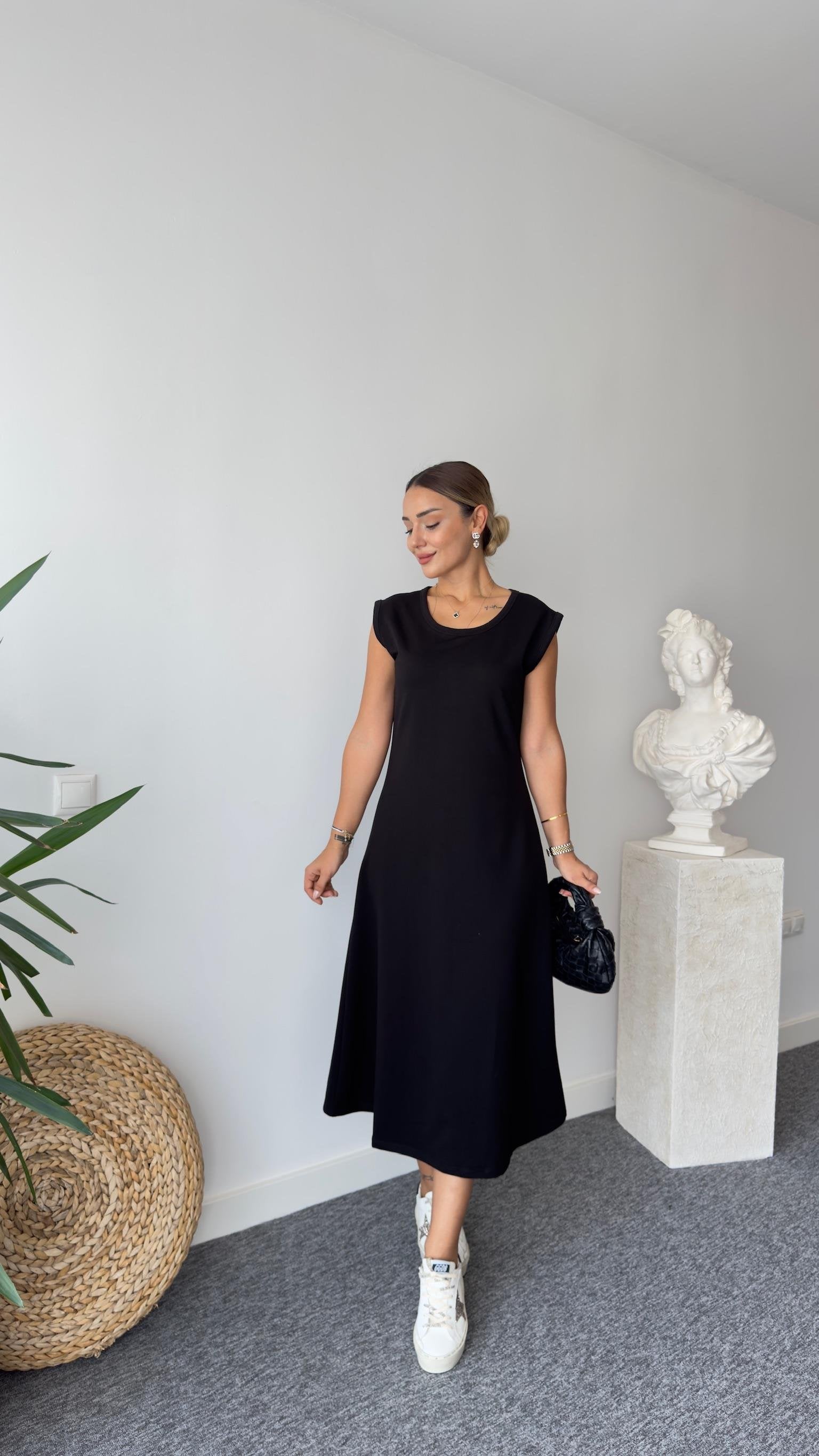 Black Two-Piece Dress with Leroy Jacket