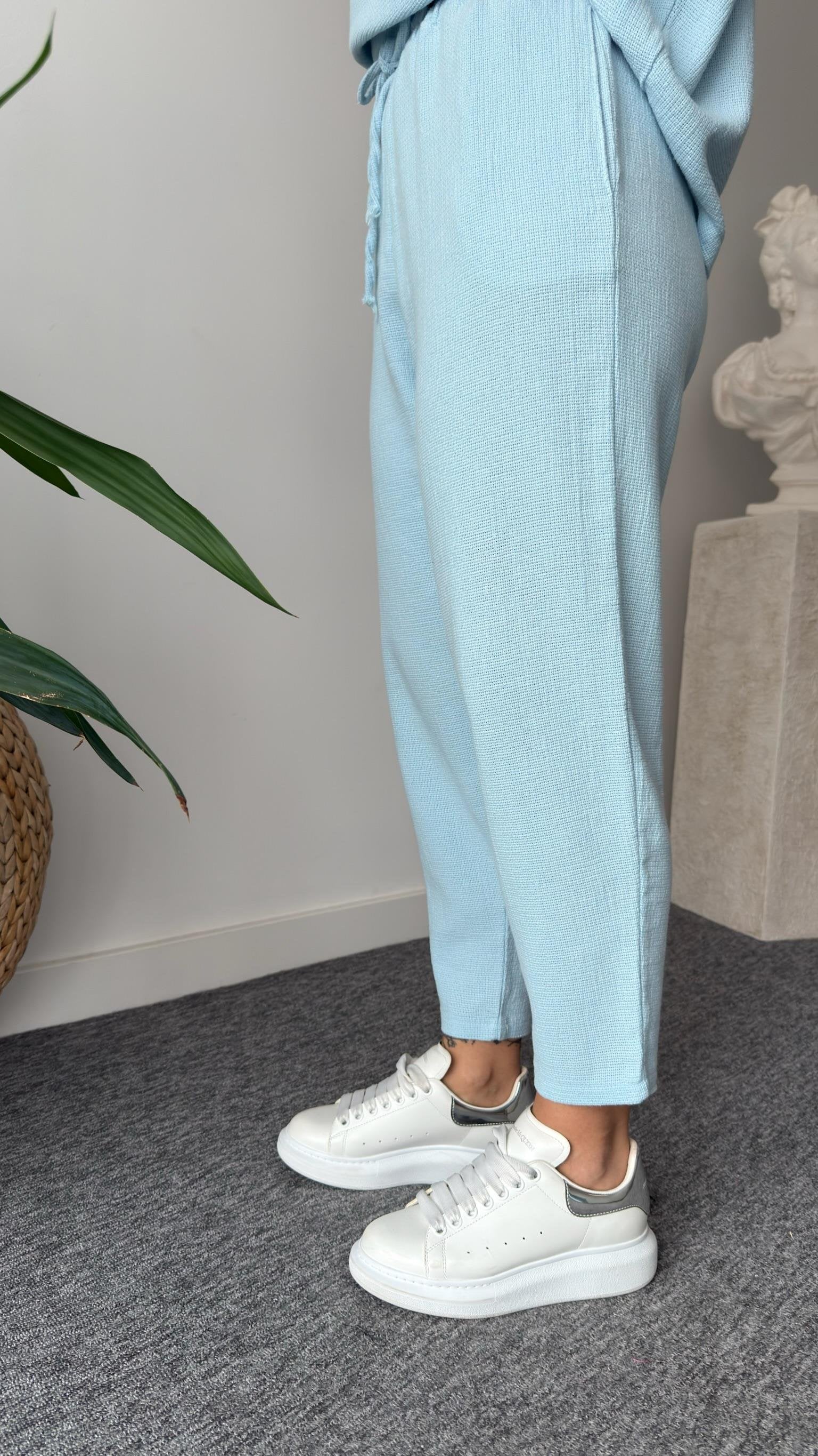 Blue Jaker Linen Casual Suit