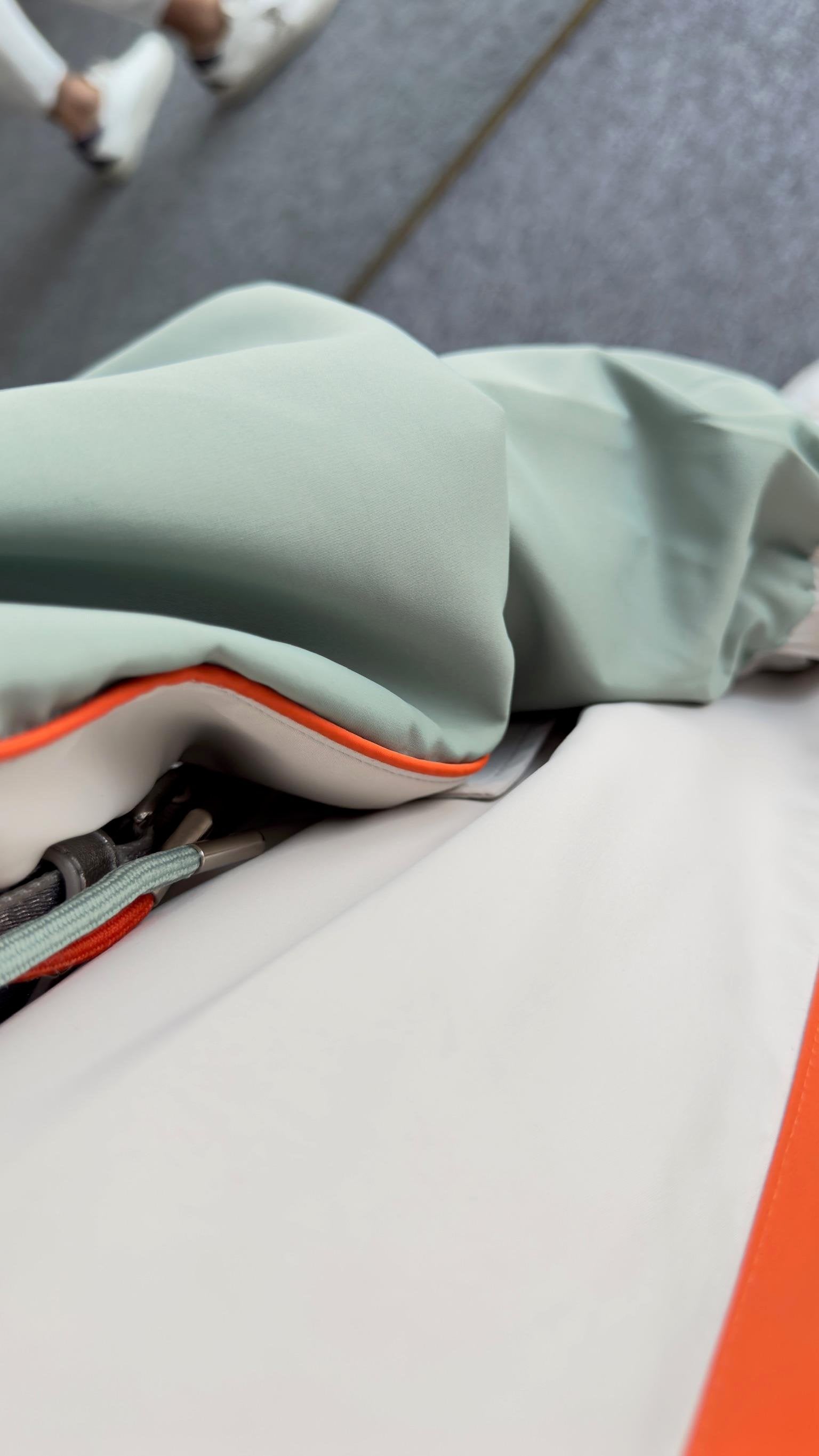 Benore Orange Stripe Detailed Jacket