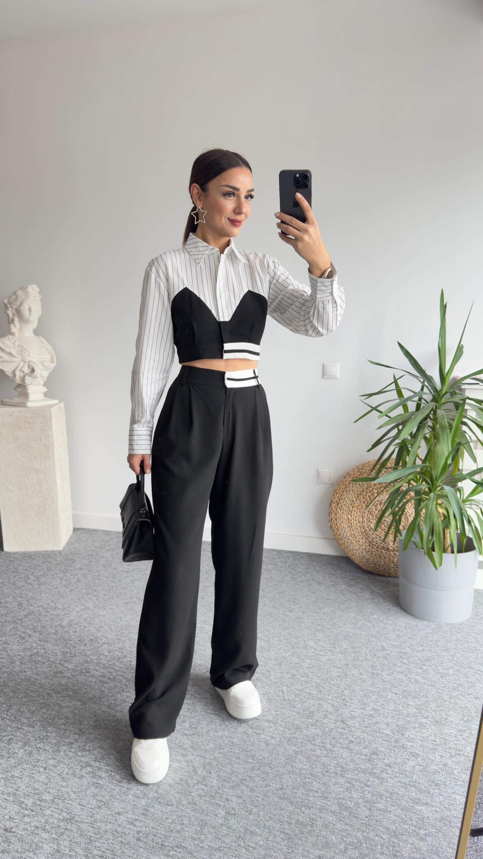 Senty Original Model Stripe Detail Trousers