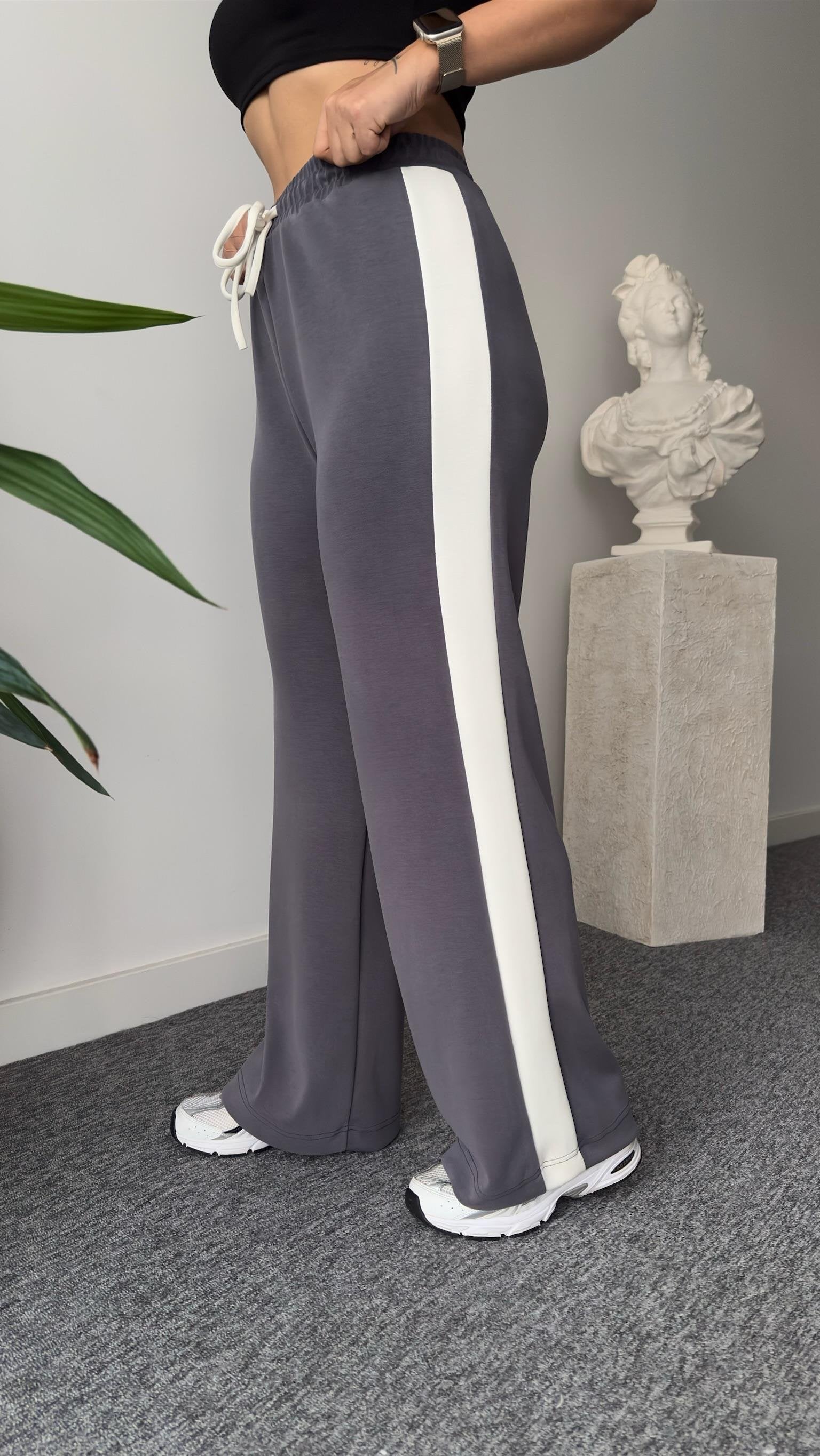 Grey Color Transitional Premium Oys Modal Suit