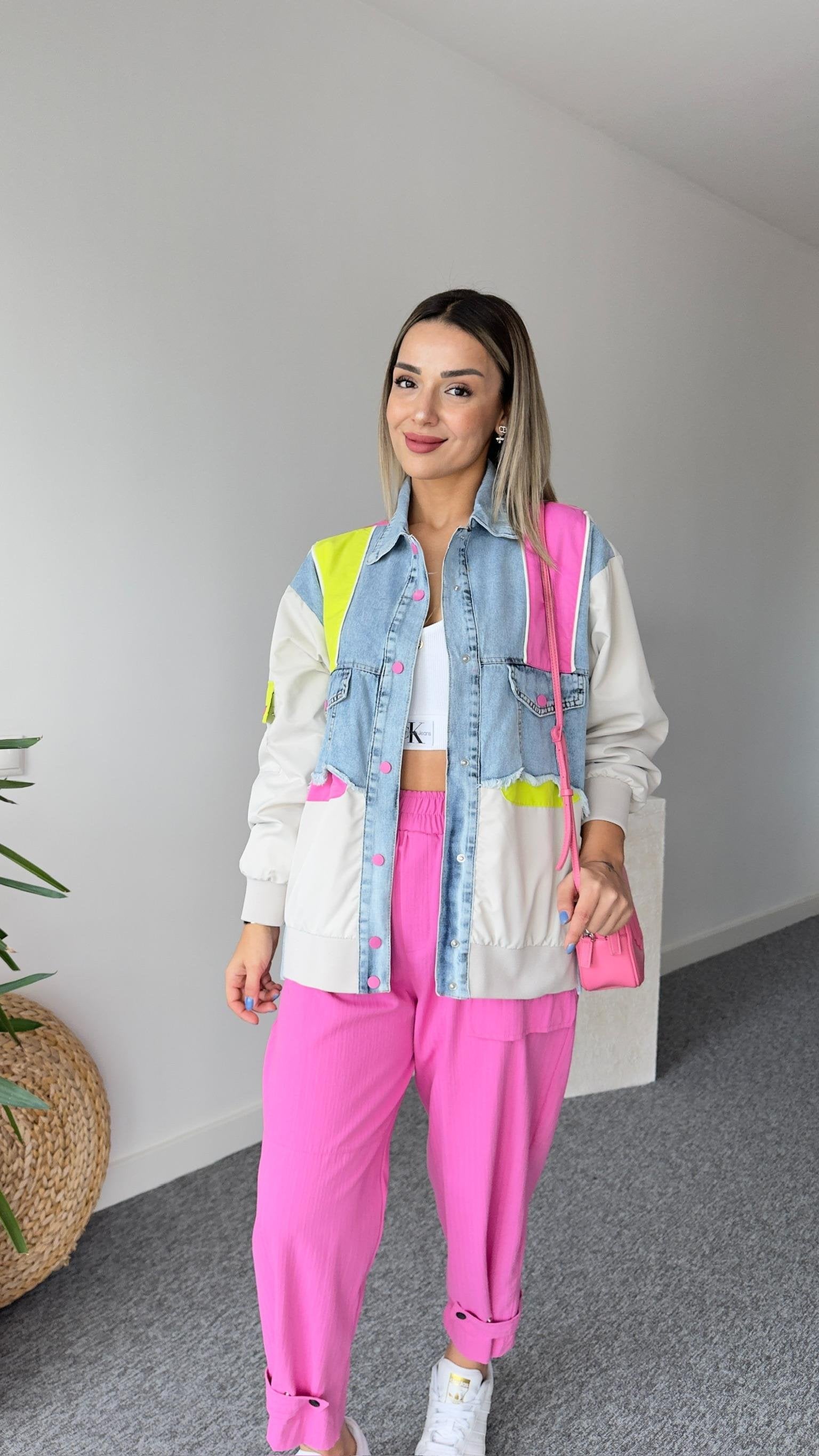 Lionel Neon Gradient Design Jacket