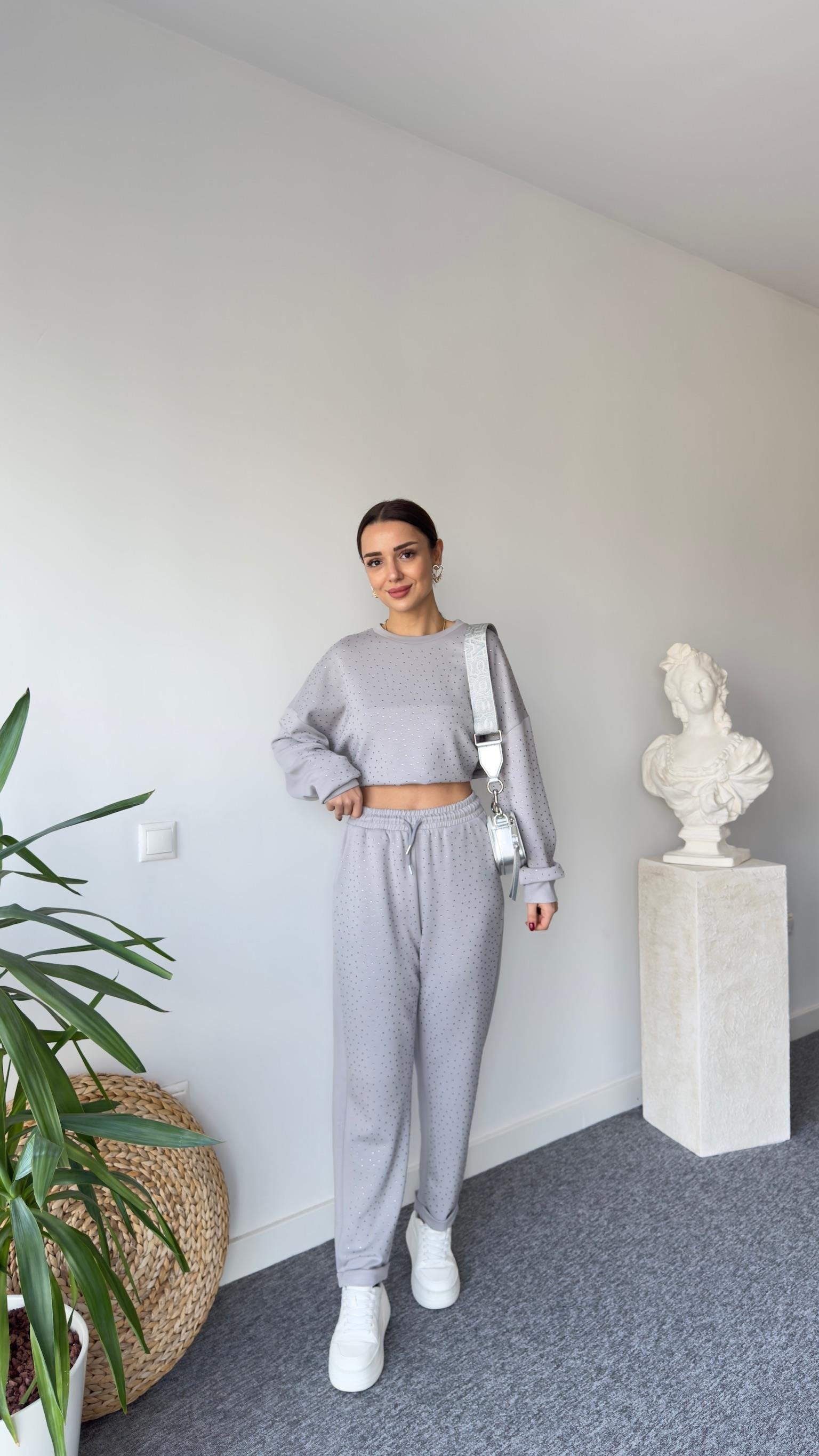 Nasca Stone Gray Modal Tracksuit
