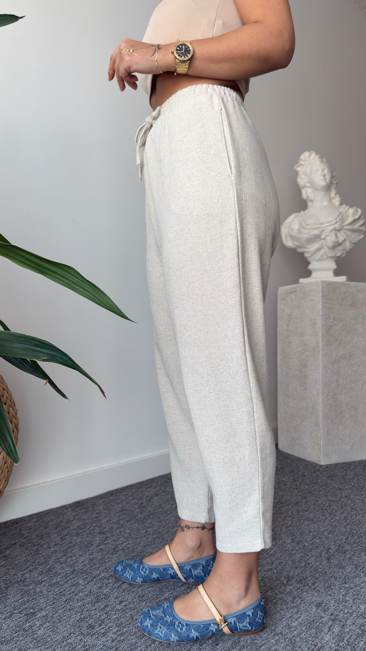 Jaker Stone Color Linen Casual Suit