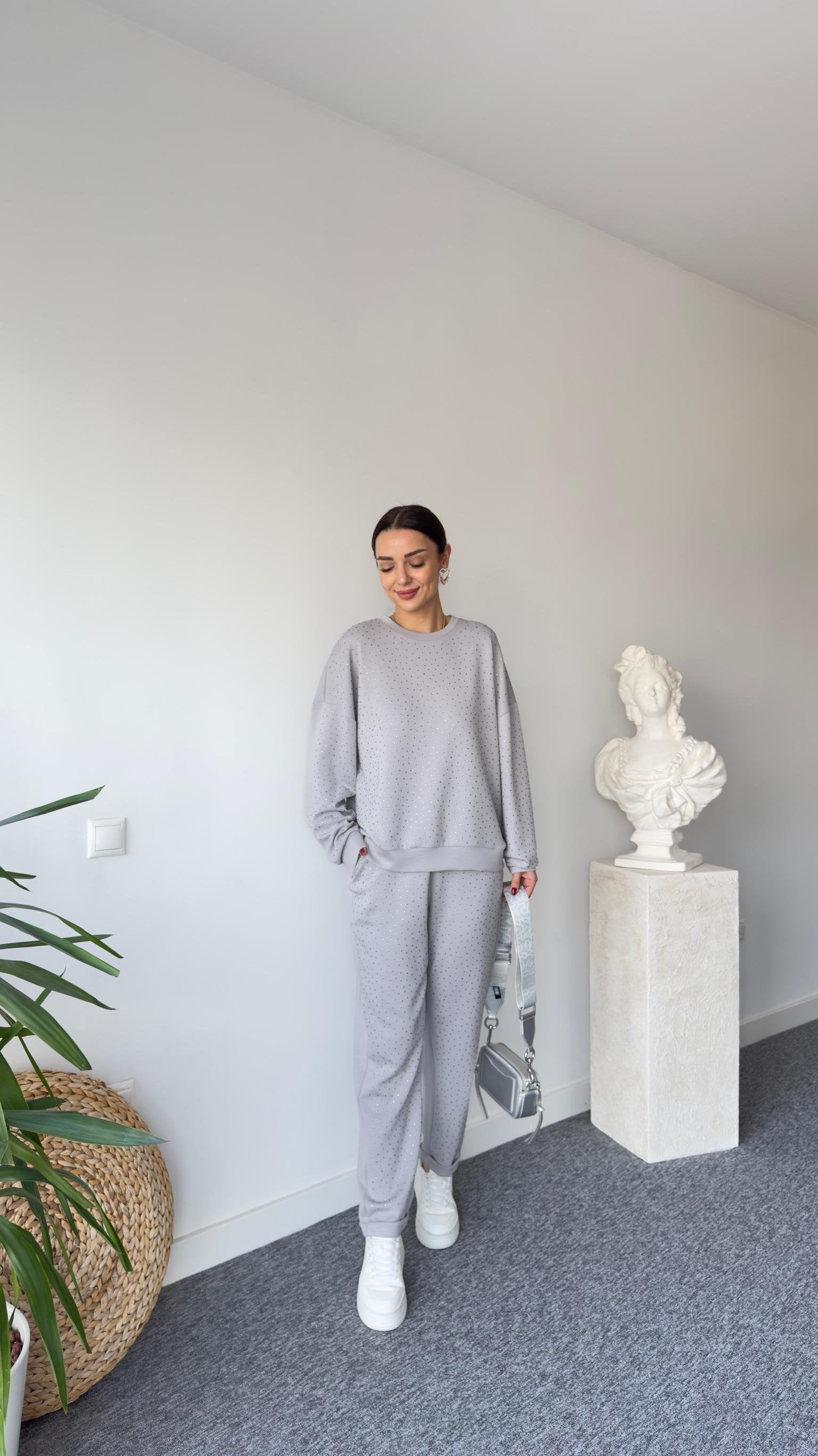 Nasca Stone Gray Modal Tracksuit