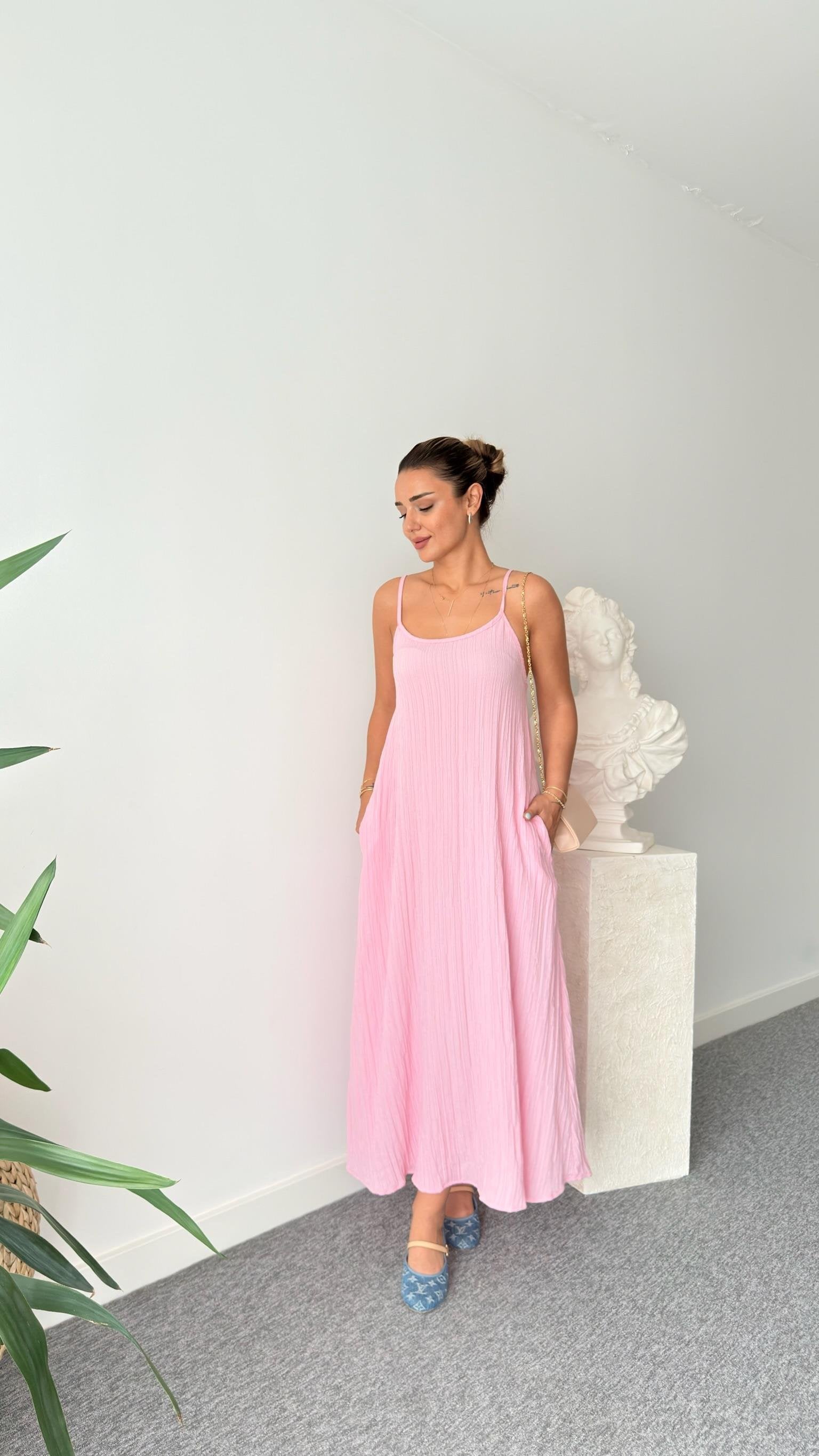 Pink Merla Two-Piece Dress Set