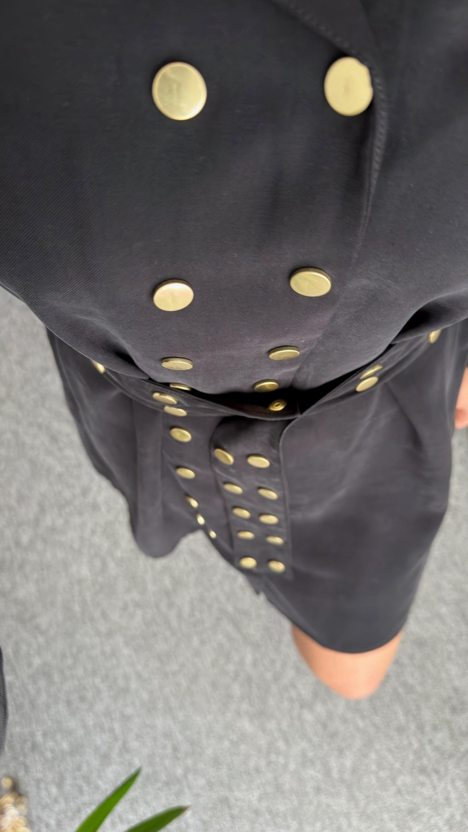 Serge Brand Model Belted Tencel Dress