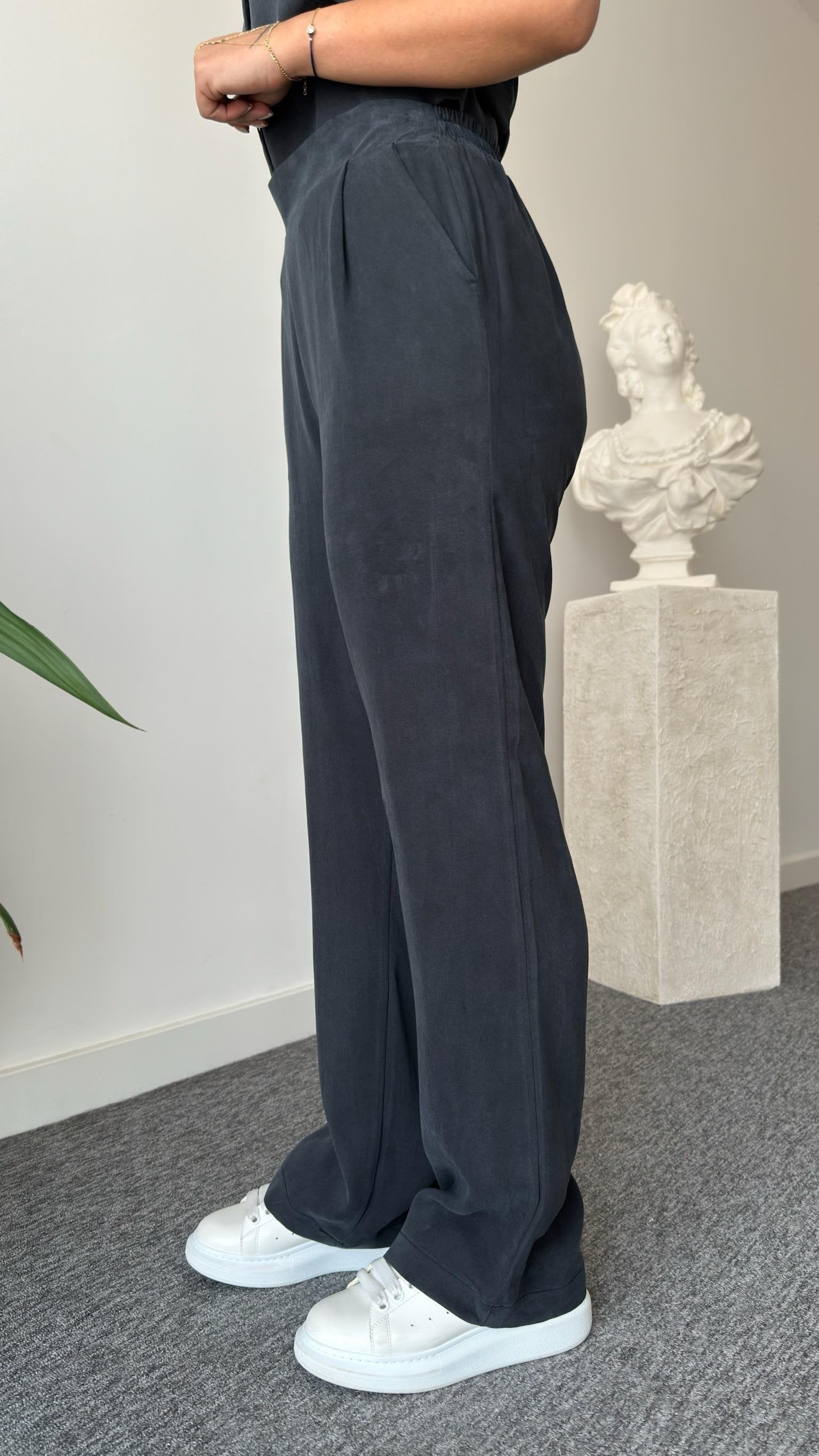 Anthracite Clare Tencel Suit with Vest