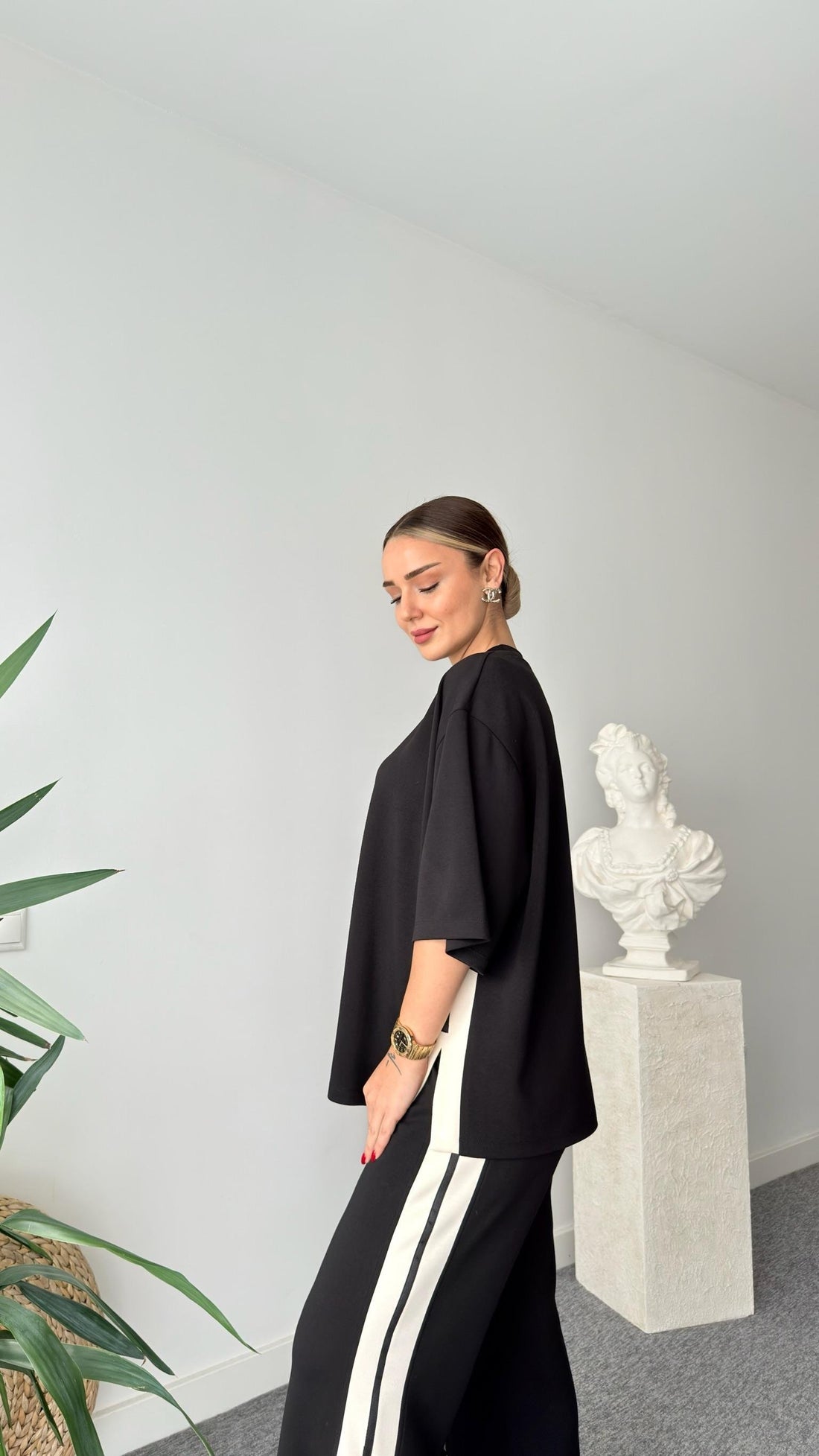 Perdu Side Stripe Oys Modal Suit