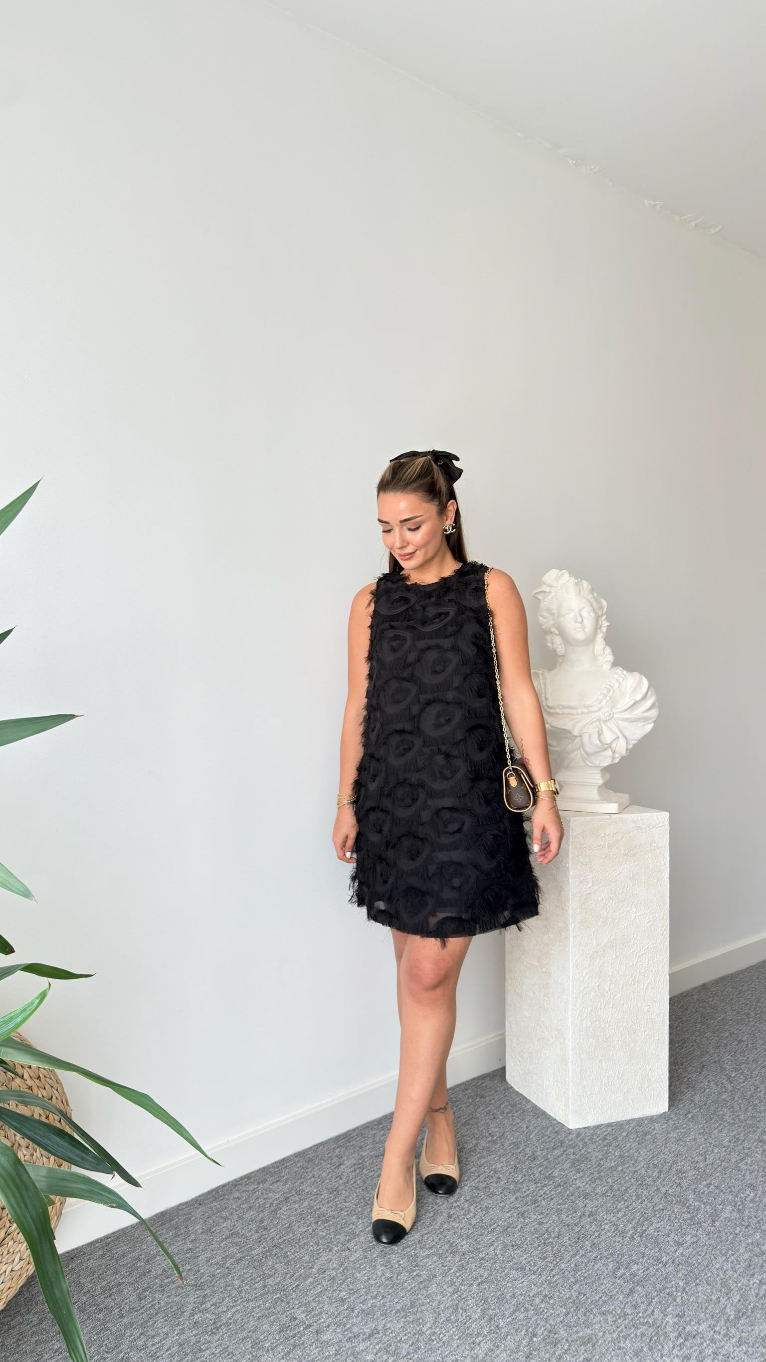 Tassel Window Detail Dress