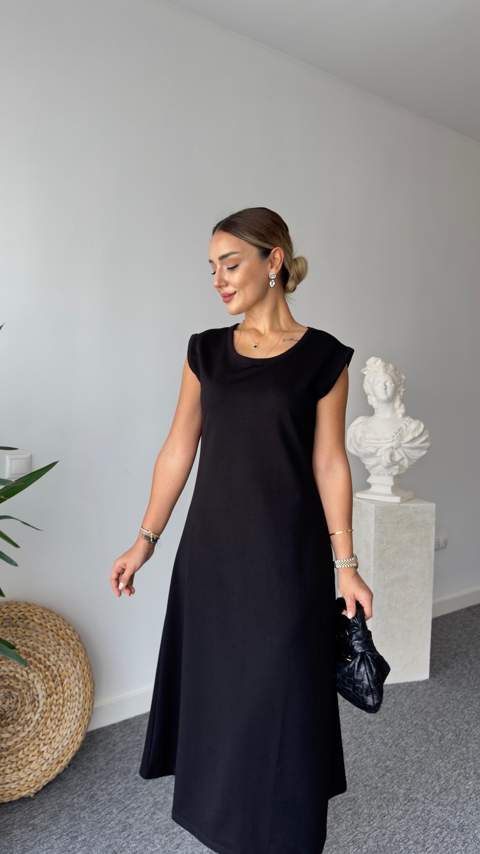 Black Two-Piece Dress with Leroy Jacket