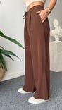 Brown Jovo Asymmetric Cut Padded Suit