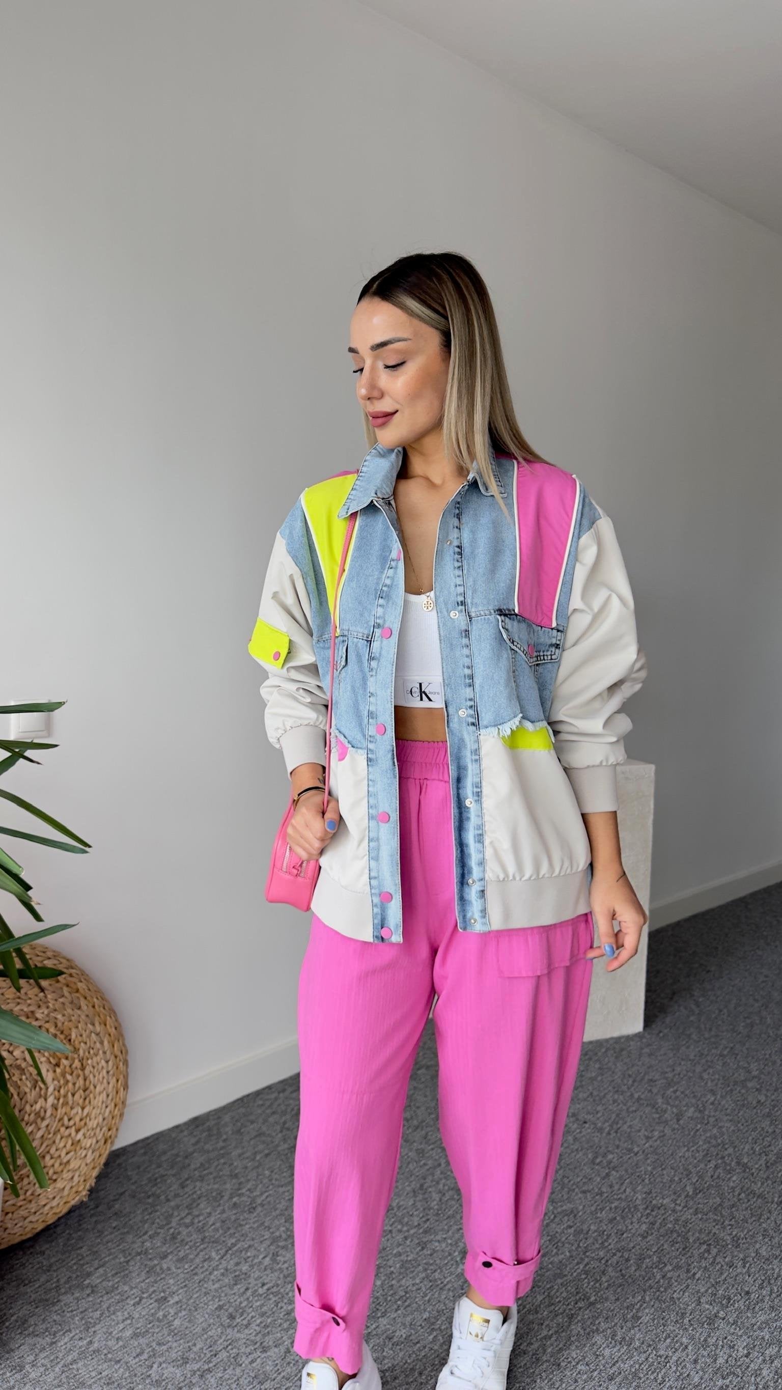 Lionel Neon Gradient Design Jacket