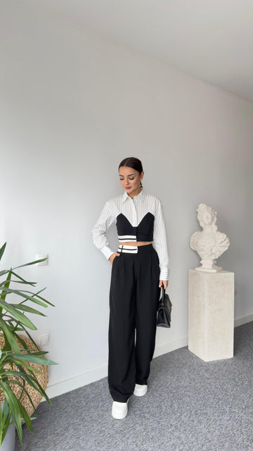 Senty Original Model Stripe Detail Trousers