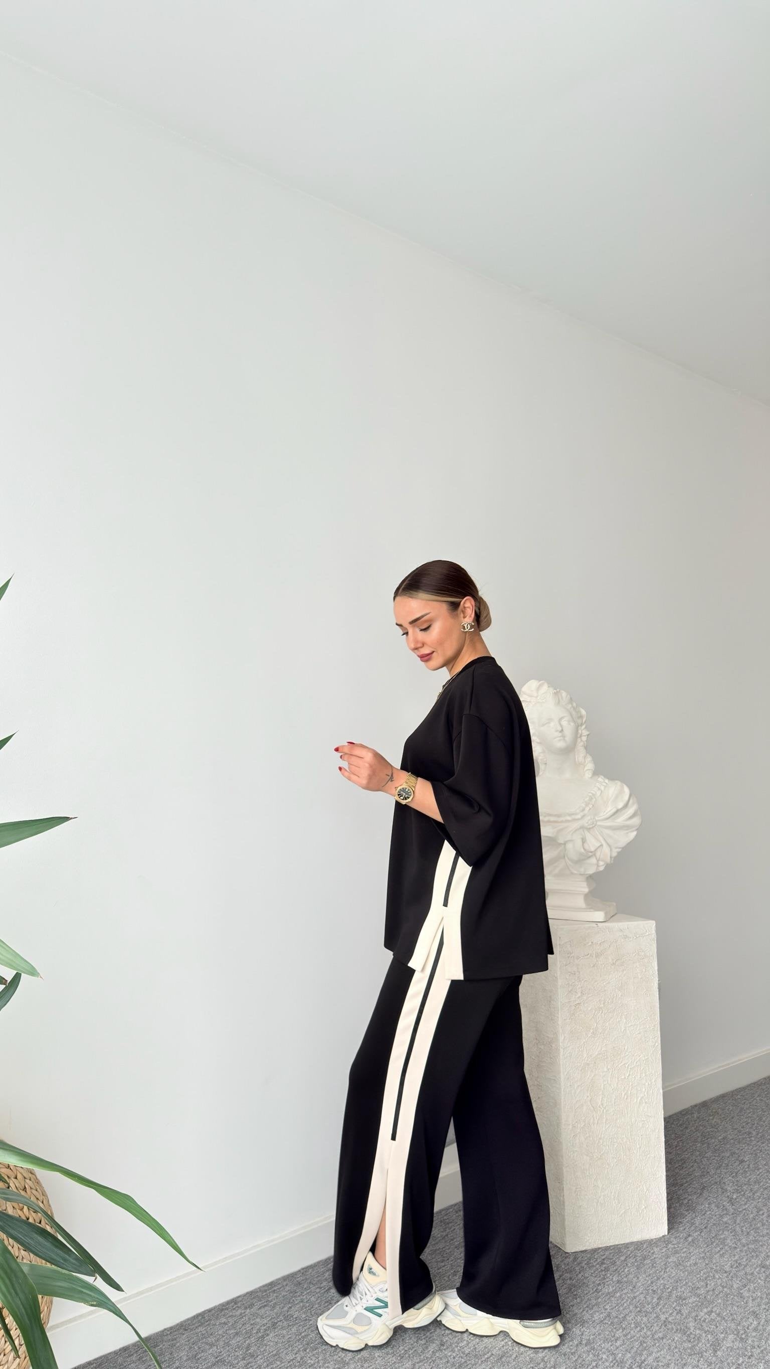 Perdu Side Stripe Oys Modal Suit