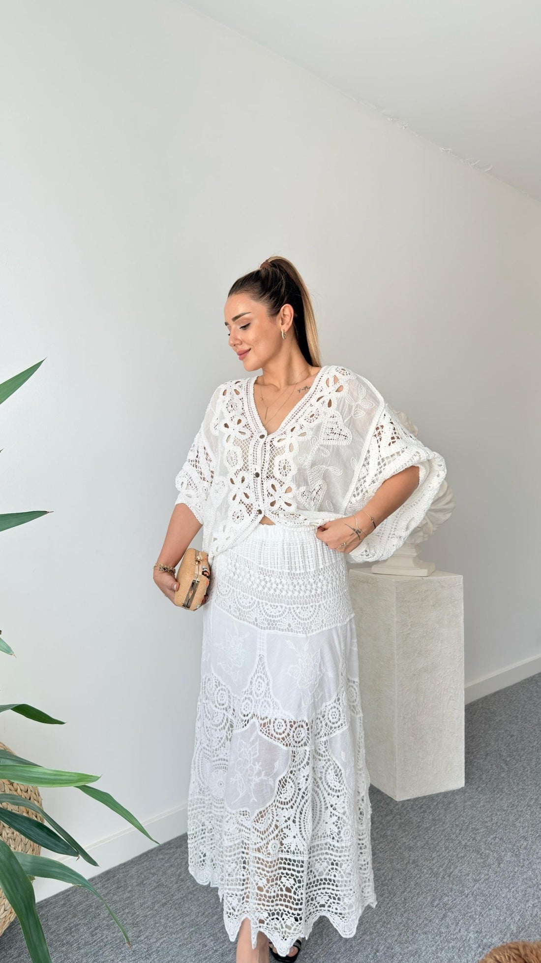 Luwre Design Lace Detailed Blouse
