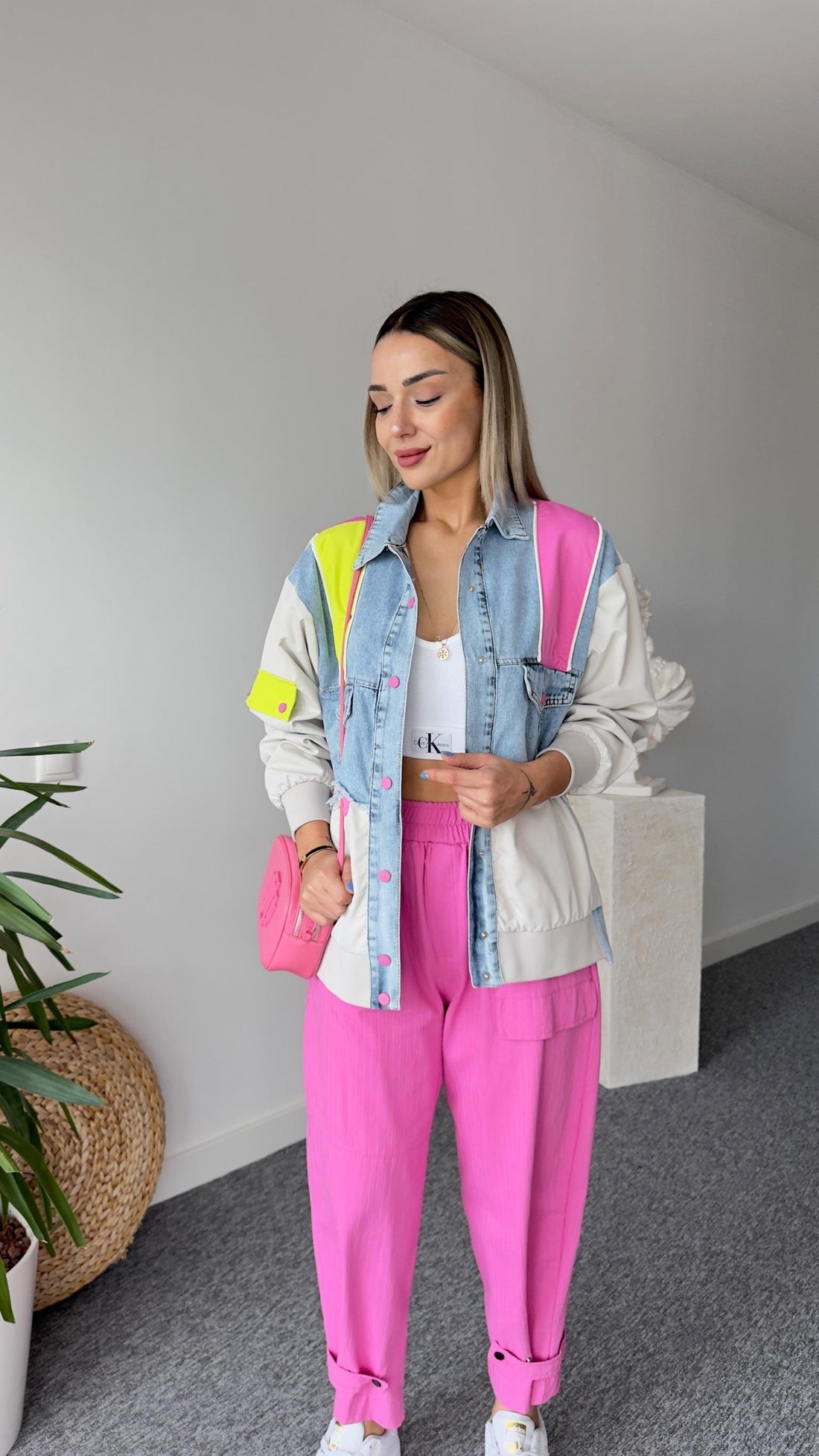 Lionel Neon Gradient Design Jacket