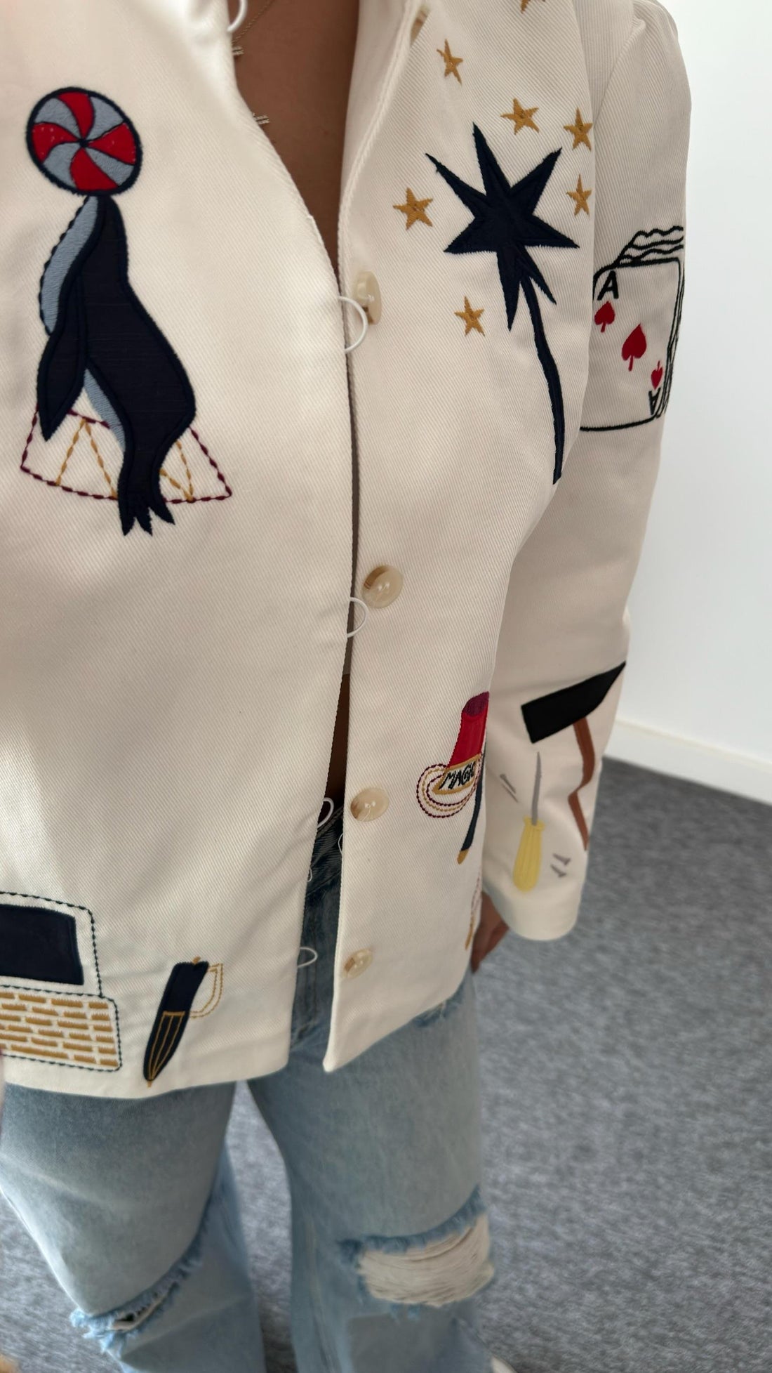 Pinterest Embroidered Design Jacket