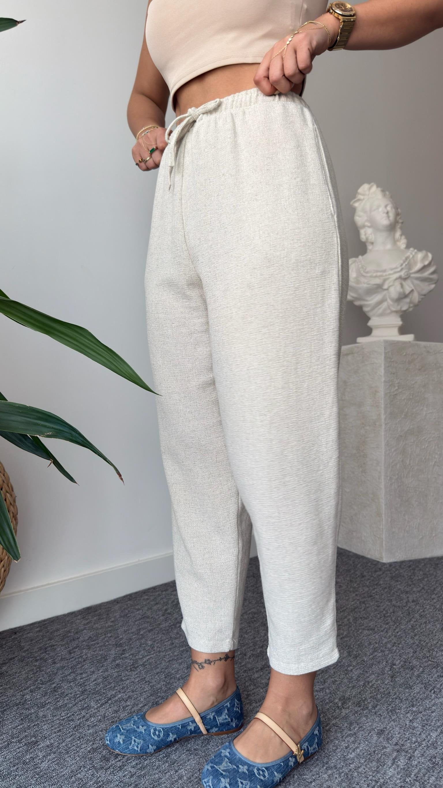 Jaker Stone Color Linen Casual Suit