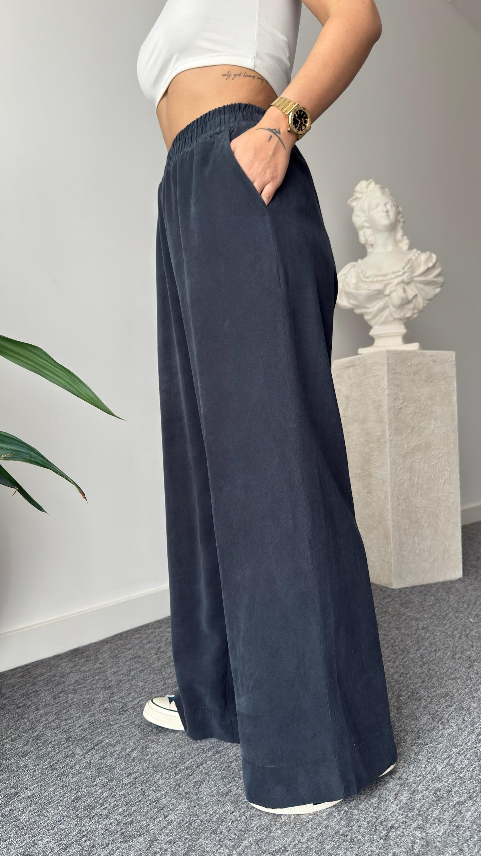 Neva Waist Pleated Tencel Set