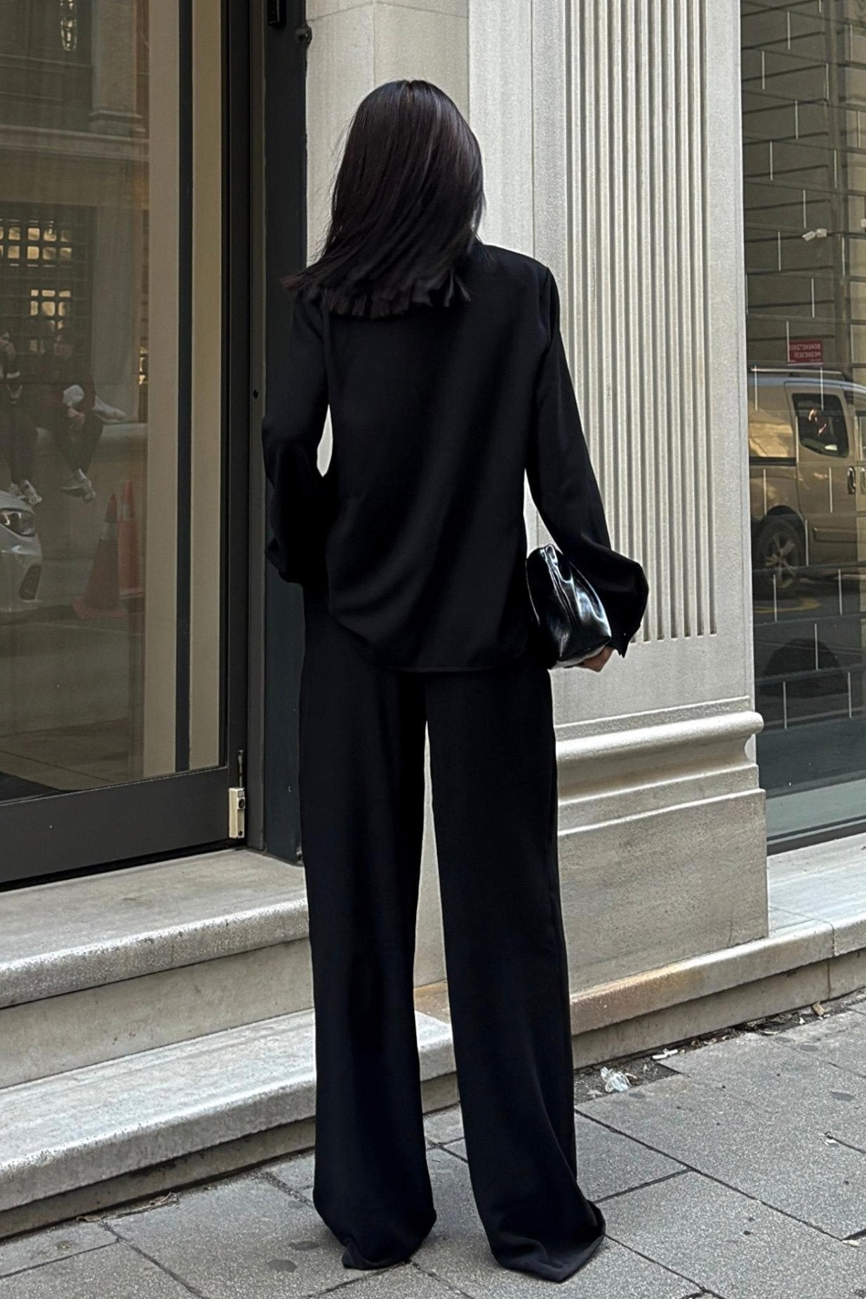 Flowy Classic Suit Black