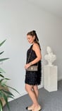 Tassel Window Detail Dress