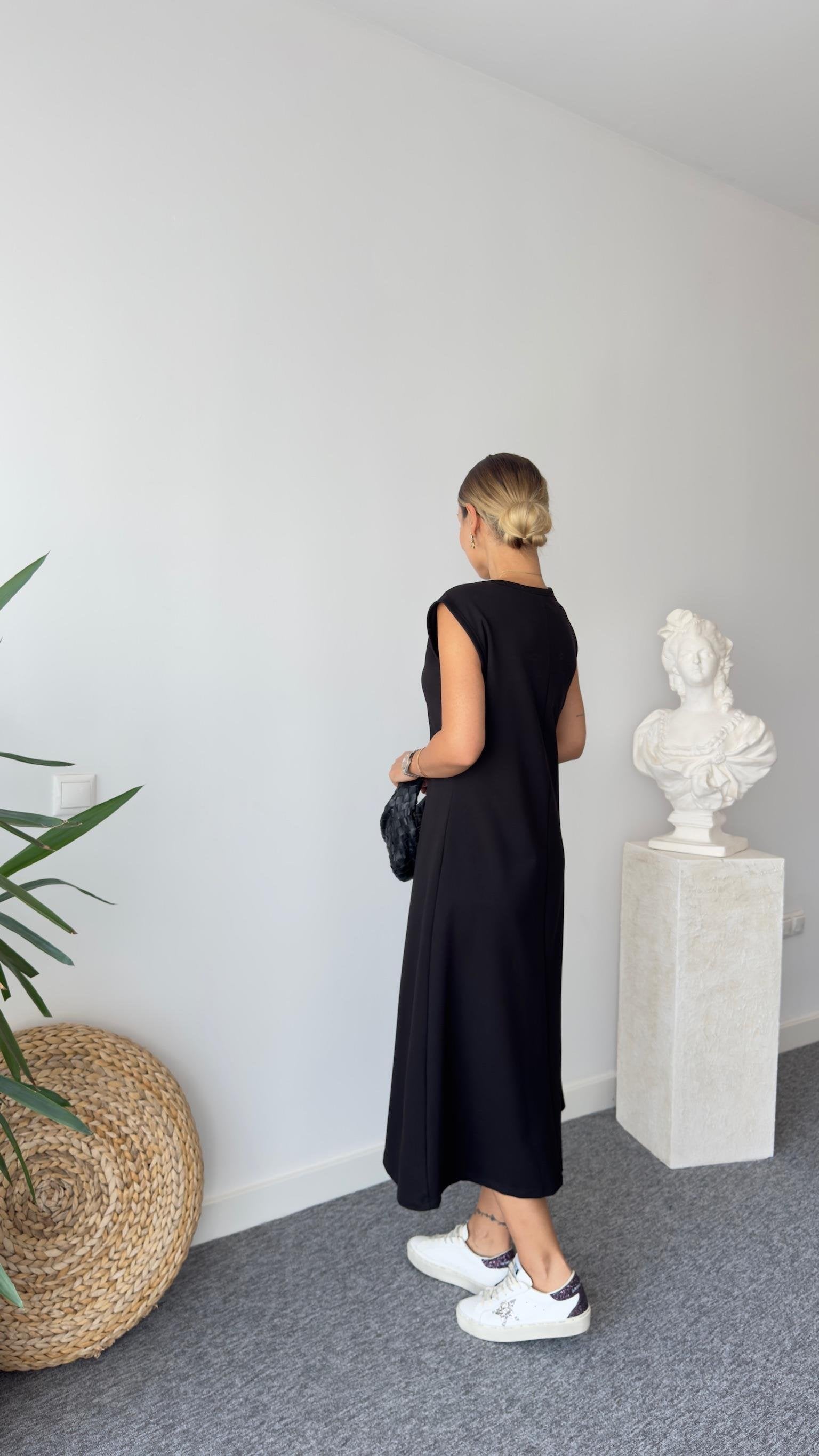 Black Two-Piece Dress with Leroy Jacket