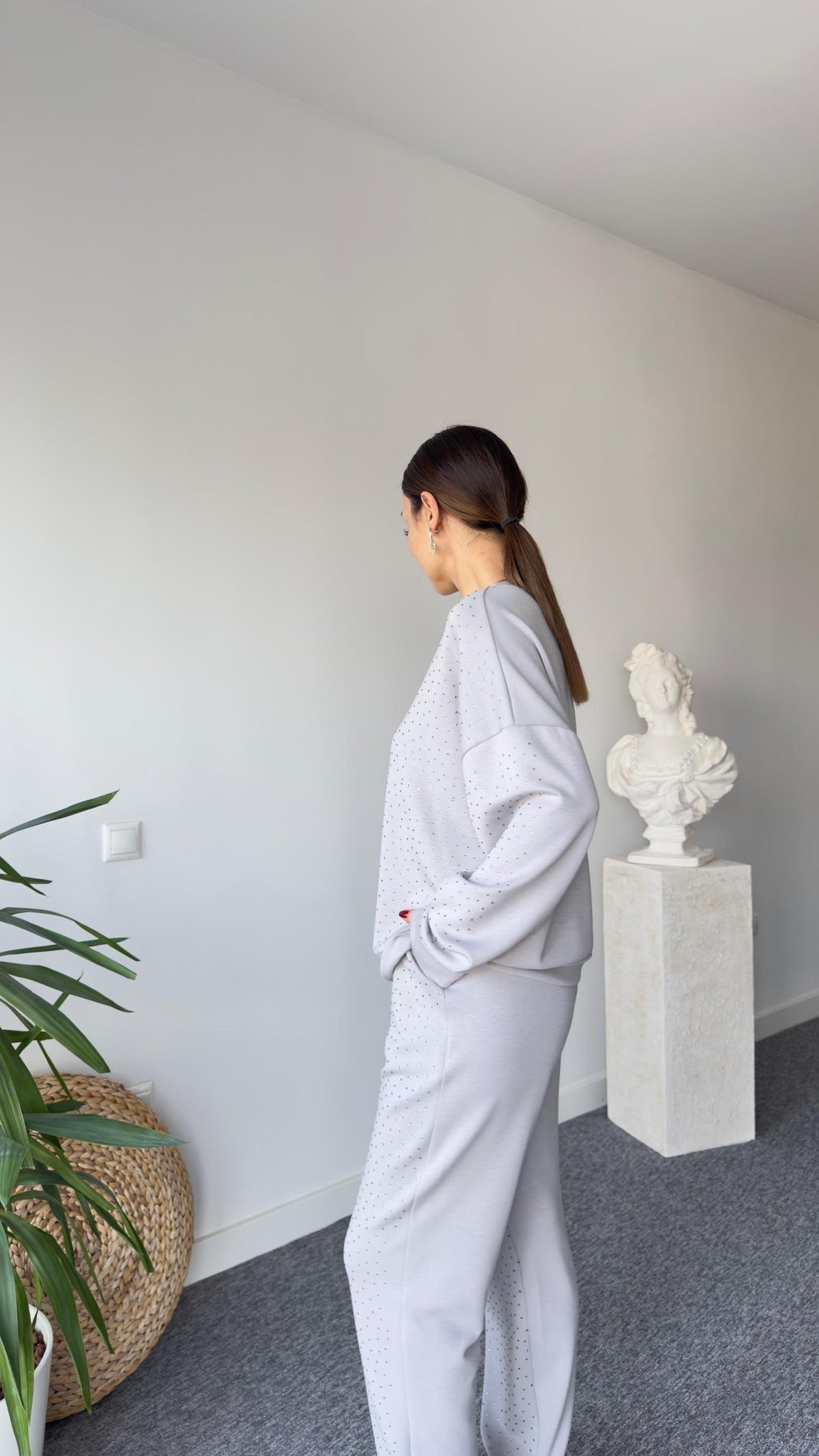 Nasca Stone Gray Modal Tracksuit