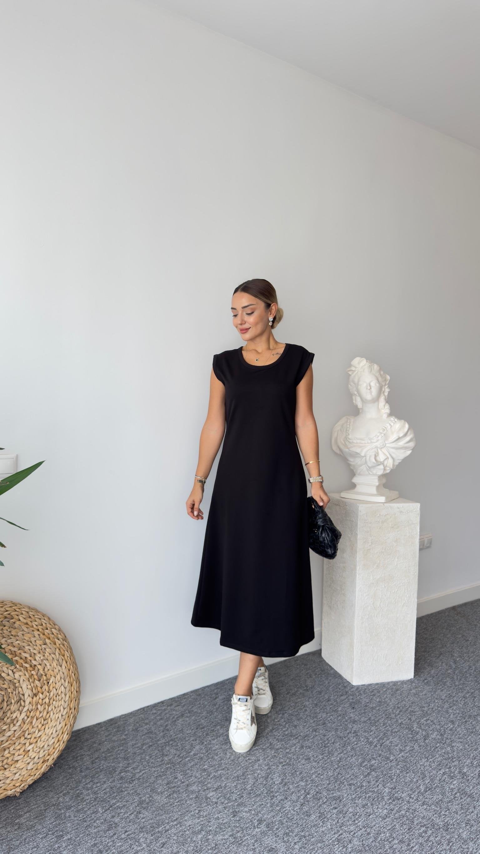 Black Two-Piece Dress with Leroy Jacket