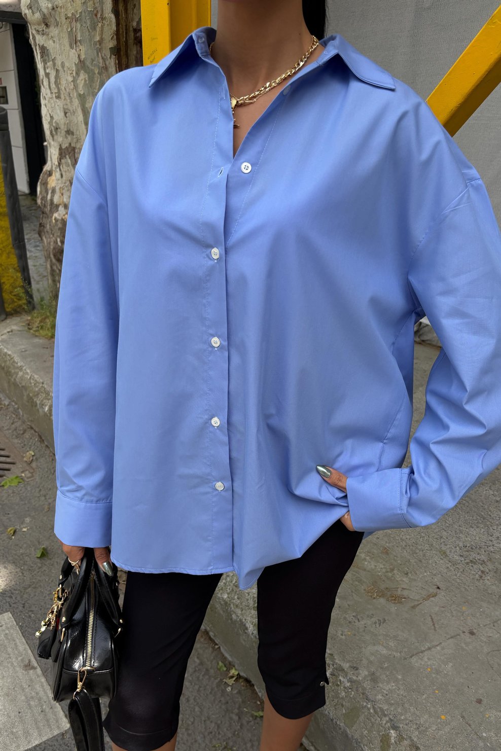 Classic Oversize Poplin Shirt