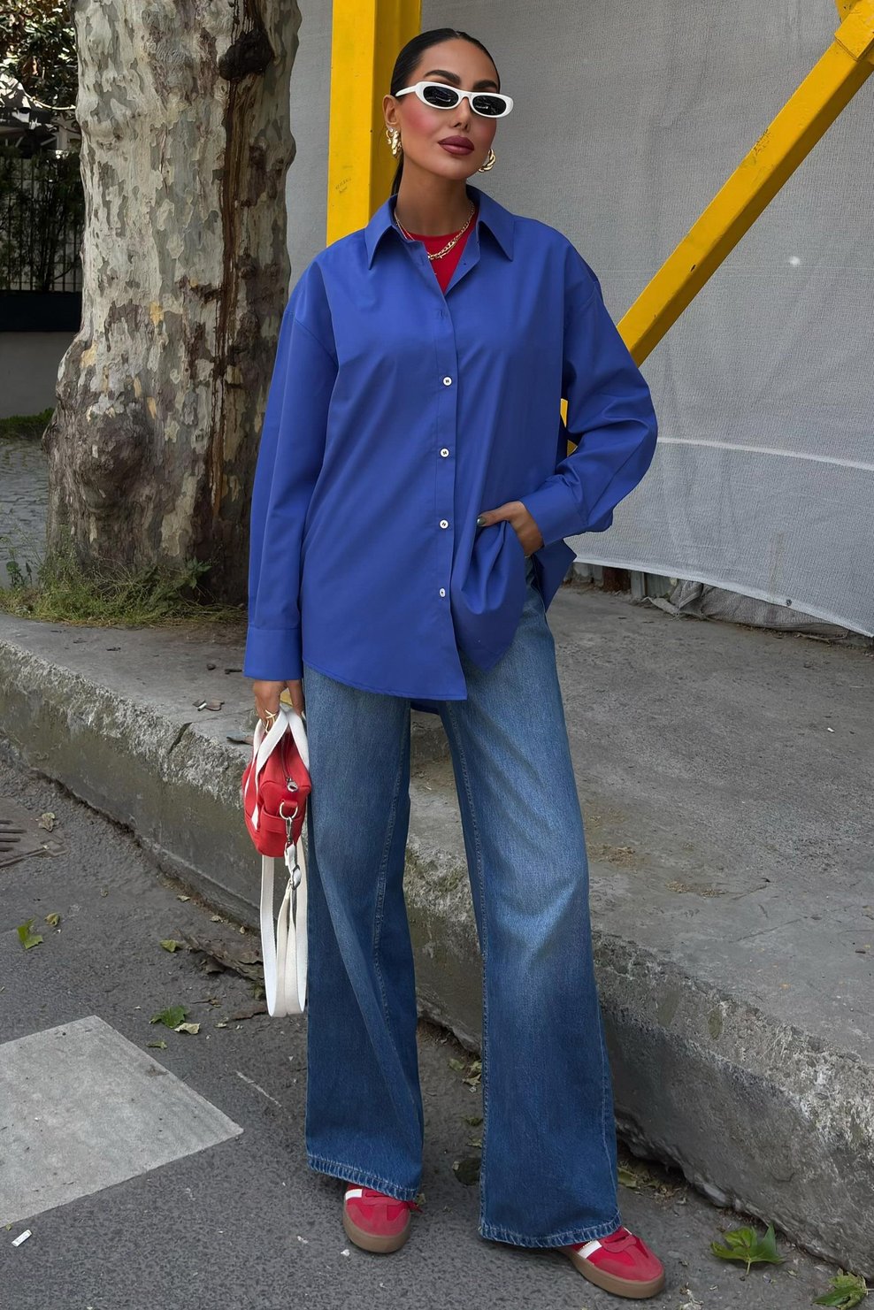 Classic Oversize Poplin Shirt