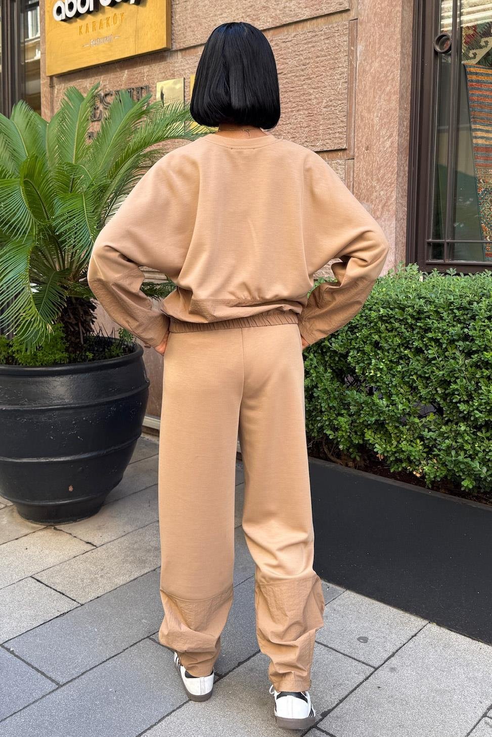 Parachute Garnish Modal Suit beige