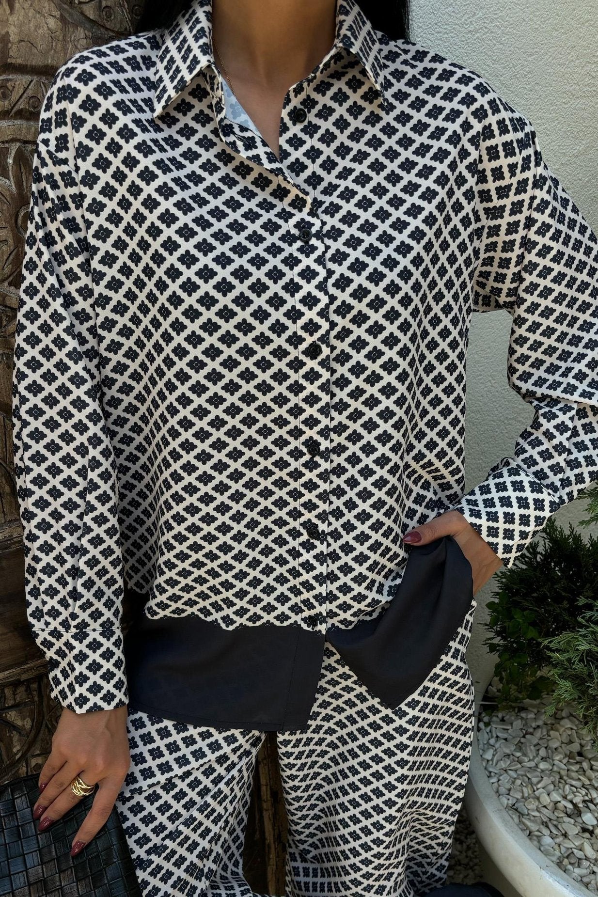 Satin Waterway Two Piece Set