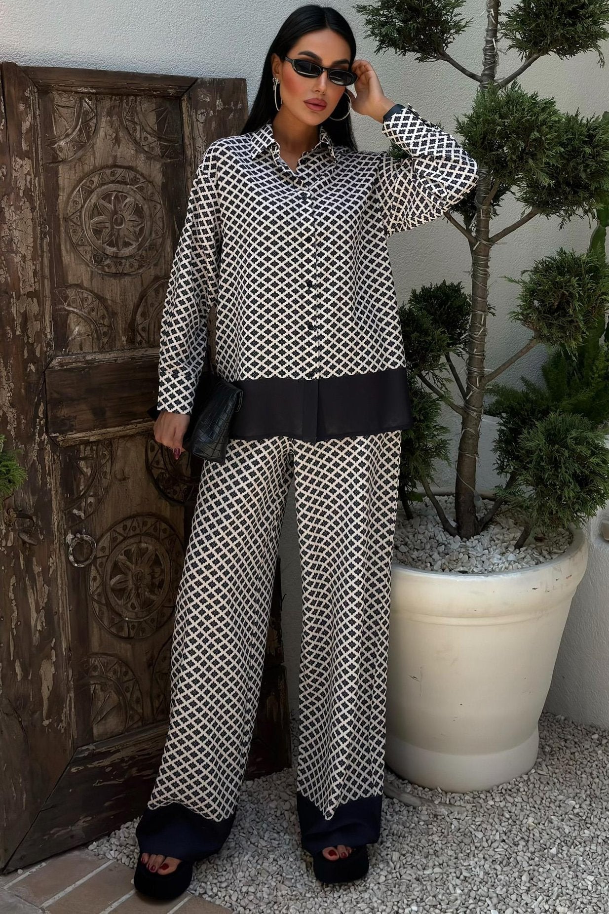 Satin Waterway Two Piece Set