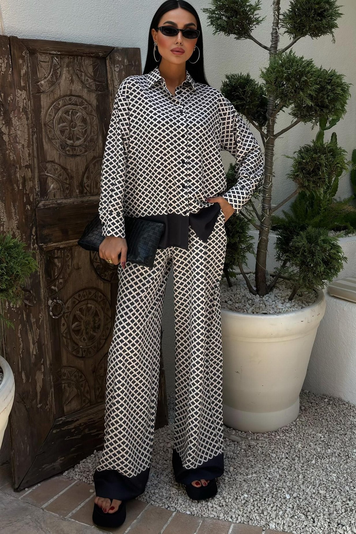 Satin Waterway Two Piece Set